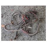 TWO PAIRS OF JUMPER CABLES
