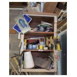 CONTENTS OF UPPER SHOP CABINET MARKED 3068