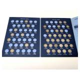 SILVER MERCURY DIME COIN COLLECTION, INCLUDES VINTAGE COLLECTOR BOOK