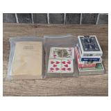 VINTAGE PLAYING CARDS AND CARD GAME RULE BOOK - DINE