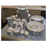 PFALTZGRAFF ATMOSPHERE PATTERN CHINA, 53 PIECES