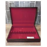 VINTAGE WOODEN SILVER CHEST - DINE