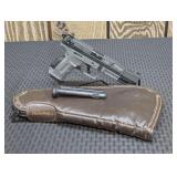 WALTHER P22 SEMI-AUTO PISTOL CHAMBERED FOR .22LR WITH CHARLES DALY LEATHER CASE AND EXTRA MAGAZINE *** SPECIAL PICKUP INSTRUCTIONS ***