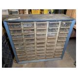 COUNTERTOP UTILITY CABINET AND CONTENTS