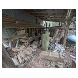 SALVAGE OF ENTIRE LEAN-TO SECTION OF BARN