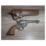 EXTREMELY REALISTIC BKA 98 MOVIE PROP REVOLVER WITH LEATHER HOLSTER