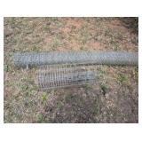 ROLL OF 6-FT CHICKEN WIRE AND 2.5 FT WIRE FENCING MATERIAL