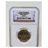 2007- P THOMAS JEFFERSON DOLLAR COIN, NGC GRADED MS66