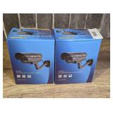 PAIR OF DUMMY CCTV CAMERAS IN ORIGINAL BOXES