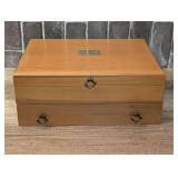 VINTAGE REED AND BARTON SILVER CHEST - DINE