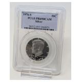 1976- S KENNEDY SILVER HALF DOLLAR COIN, PCGS GRADED PR69DCAM