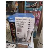 BIDDEFORD MICROPLUSH HEATED THROW IN ORIGINAL BOX