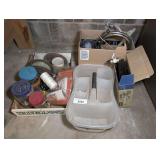 ALL ITEMS IN SHOP FLOOR AREA MARKED 3103 INCLUDING PROPANE STOVE, WIRING, WEED TRIMMER HEAD, TWINE, SUCTION CUP GRAB BAR, AND MORE