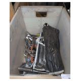 TUB FILLED WITH HAND TOOLS AND MORE