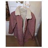 COLUMBIA LADIES WINTER JACKET WITH SHERPA LINING AND COLLAR,, SIZE 2X - BR1