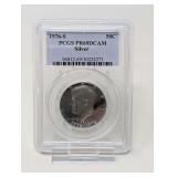 1976- S SILVER HALF DOLLAR COIN, PCGS GRADED PR69DCAM