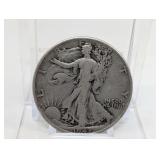 1943 SILVER WALKING LIBERTY HALF DOLLAR COIN