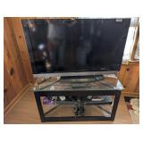 SONY BRAVIA KDL-46EX500 46 INCH LCD TELEVISION AND OTHER ELECTRONICS INCLUDING ROKU, FIRE TV, DVD PLAYER, AND MORE - BR2