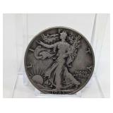 1943 SILVER WALKING LIBERTY HALF DOLLAR COIN
