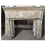 Large Wooden Antique Mantel