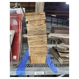 LOT OF SEVENTEEN (17) 6' WOODEN BERRY BASKETS
