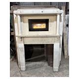 Large Queen Anne Victorian Double Oak Mantel - Salvaged from 1890-1900 home