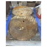 TWO (2) INDUSTRIAL FIRE ALARM BELL COVERS