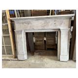 LARGE 1800'S VICTORIAN WOODEN MANTEL SURROUND