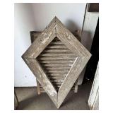 ANTIQUE DIAMOND VICTORIAN GABLE VENT