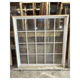 LARGE VINTAGE CASEMENT WINDOW IN JAMB