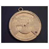 1896 MCKINLEY-BRYAN 'SOUND MONEY' MECHANICAL DOLLAR