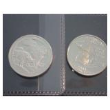 2004 & 2010 SILVER PROOF STATE QUARTERS