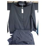 New Alfani Men's Deep Black Full-Zip Jackets-See all photos for size.