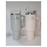 Two Stanley 40oz Quencher H2.0 FlowState Tumblers