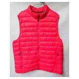 New Club Room Performance Men's Red Packable Puffer Vest Size XL