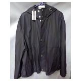 New Michael Kors Water Repellent Hooded Jacket Black Size XL New with Tags