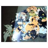 Large Lot of Vintage (never used) Punch Out Halloween and Fall Decor Cutouts