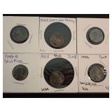 (6) 1943 STEEL PENNIES