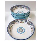Euro Ceramica Zanzibar Pattern Ceramic Serving Bowls