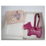 Radley London Leather Self Love Potion Card Holder and Scottie Dog Bag Charm Set