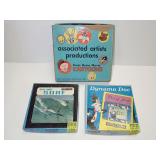 Lot of Three Castle Films and Associated Artists Productions Super 8 and 8mm Movie Reels with Original Boxes