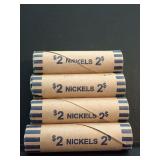(4) ROLLS OF VINTAGE NICKELS
