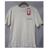 New HUGO BOSS White Short Sleeve Graphic T-Shirt Medium