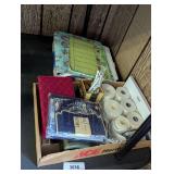 Assorted Office Supplies and Stationery Lot including Binders, Pens, and Notepads
