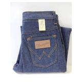 1960s New Old Stock Wrangler Blue Jeans Size Youth 12 Made in USA