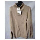 New Barbour Nelson Essential Half Zip Sweater Stone XXL
