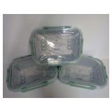 Lexi Home High Borosilicate Silicone Sleeve Containers