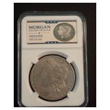 1885-O MORGAN SILVER DOLLAR IN PCCB SLAB
