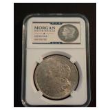 1921 MORGAN SILVER DOLLAR IN PCCB SLAB