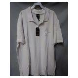 New Armani Exchange White Polo Shirt Size XXL